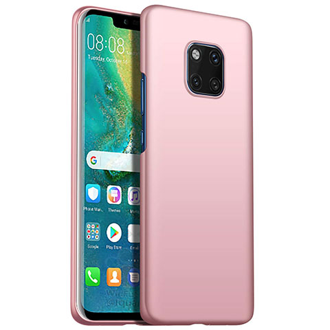 Custodia Plastica Rigida Cover Opaca M05 per Huawei Mate 20 Pro Oro Rosa