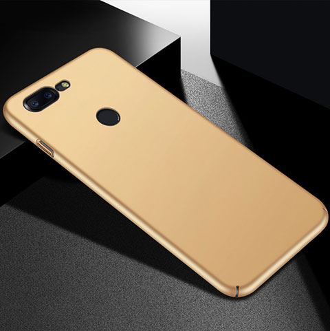 Custodia Plastica Rigida Cover Opaca M05 per OnePlus 5T A5010 Oro