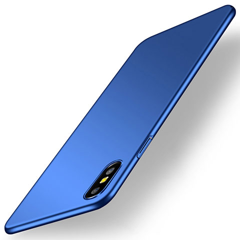 Custodia Plastica Rigida Cover Opaca M15 per Apple iPhone X Blu