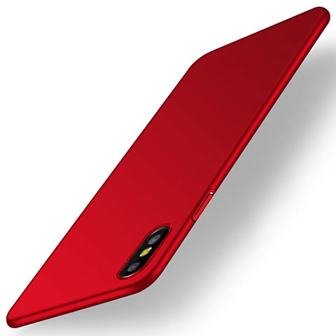 Custodia Plastica Rigida Cover Opaca M15 per Apple iPhone Xs Max Rosso