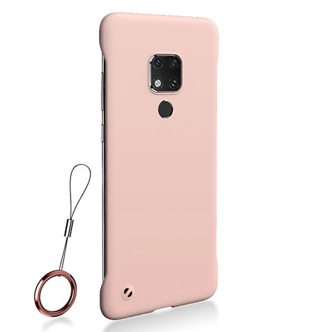 Custodia Plastica Rigida Cover Opaca P01 per Huawei Mate 20 Rosa