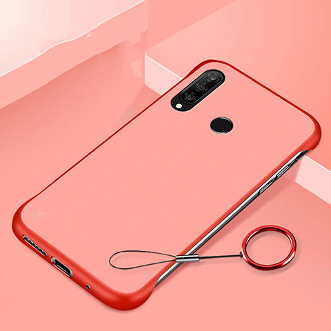 Custodia Plastica Rigida Cover Opaca P01 per Huawei P30 Lite XL Rosso