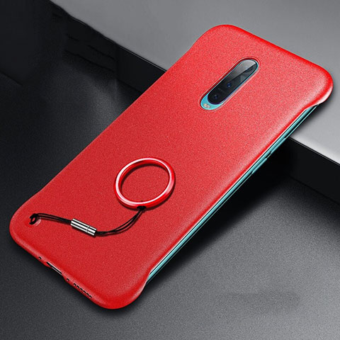 Custodia Plastica Rigida Cover Opaca P01 per Oppo RX17 Pro Rosso