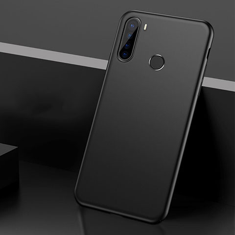 Custodia Plastica Rigida Cover Opaca P01 per Xiaomi Redmi Note 8 (2021) Nero