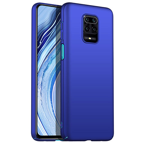 Custodia Plastica Rigida Cover Opaca P01 per Xiaomi Redmi Note 9 Pro Max Blu