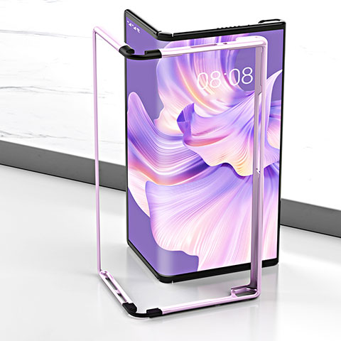 Custodia Plastica Rigida Cover Opaca P02 per Huawei Mate Xs 2 Viola