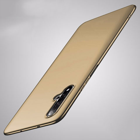 Custodia Plastica Rigida Cover Opaca P02 per Huawei Nova 5 Oro