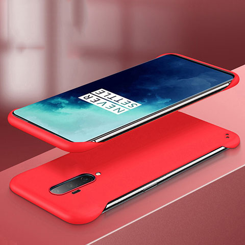 Custodia Plastica Rigida Cover Opaca P02 per OnePlus 7T Pro Rosso