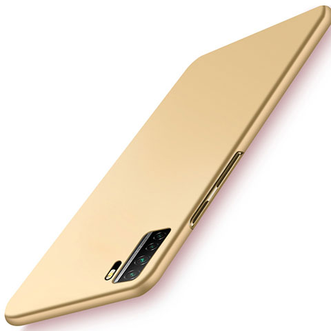 Custodia Plastica Rigida Cover Opaca P03 per Huawei Nova 7 SE 5G Oro