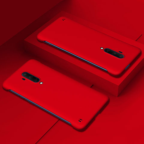 Custodia Plastica Rigida Cover Opaca P03 per OnePlus 7T Pro Rosso