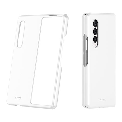 Custodia Plastica Rigida Cover Opaca P03 per Samsung Galaxy Z Fold3 5G Bianco