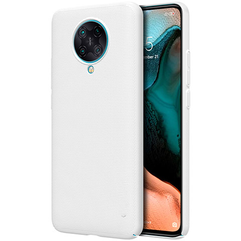 Custodia Plastica Rigida Cover Opaca P03 per Xiaomi Redmi K30 Pro 5G Bianco