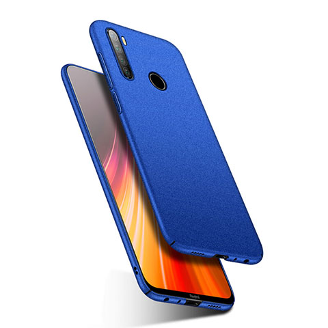 Custodia Plastica Rigida Cover Opaca P03 per Xiaomi Redmi Note 8 (2021) Blu