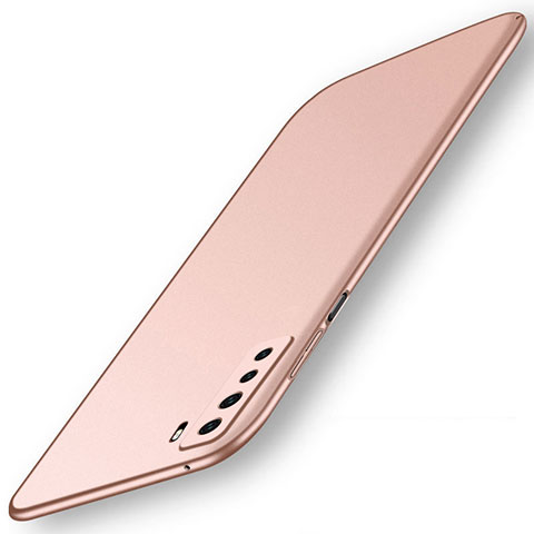 Custodia Plastica Rigida Cover Opaca P06 per Huawei P40 Lite 5G Oro Rosa