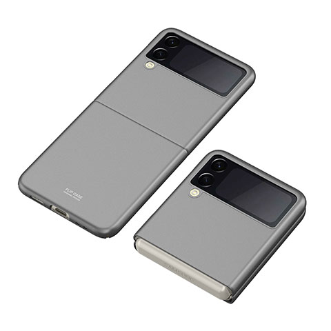 Custodia Plastica Rigida Cover Opaca P06 per Samsung Galaxy Z Flip3 5G Grigio