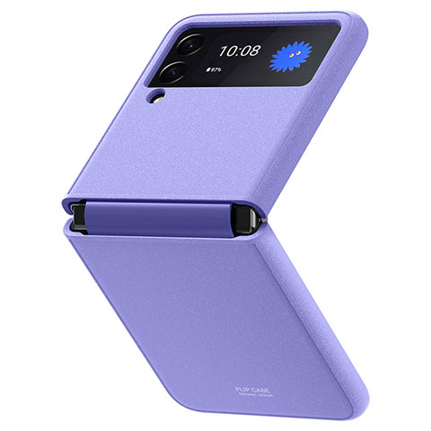 Custodia Plastica Rigida Cover Opaca P07 per Samsung Galaxy Z Flip3 5G Viola