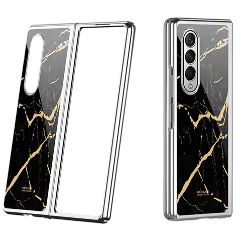 Custodia Plastica Rigida Cover Opaca P08 per Samsung Galaxy Z Fold3 5G Argento