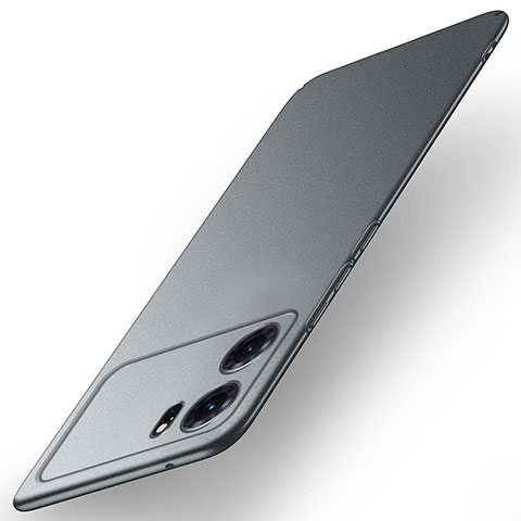 Custodia Plastica Rigida Cover Opaca per Oppo K10 5G Grigio