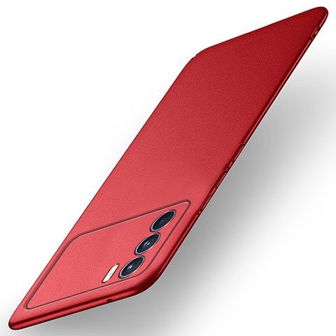 Custodia Plastica Rigida Cover Opaca per Oppo K9 Pro 5G Rosso