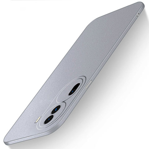 Custodia Plastica Rigida Cover Opaca per Oppo Reno11 Pro 5G Grigio