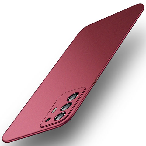 Custodia Plastica Rigida Cover Opaca per Oppo Reno5 Z 5G Rosso