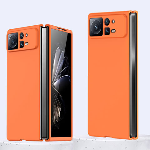 Custodia Plastica Rigida Cover Opaca per Xiaomi Mix Fold 2 5G Arancione