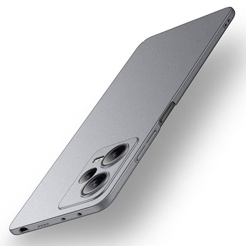 Custodia Plastica Rigida Cover Opaca per Xiaomi Poco X5 5G Grigio