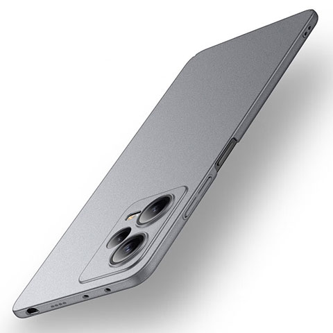 Custodia Plastica Rigida Cover Opaca per Xiaomi Redmi Note 12 5G Grigio