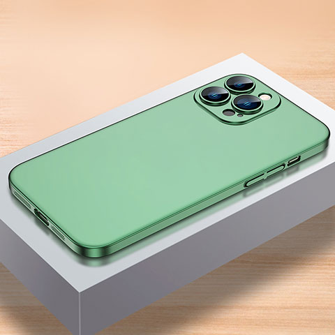 Custodia Plastica Rigida Cover Opaca QC1 per Apple iPhone 14 Pro Verde