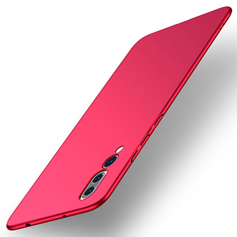 Custodia Plastica Rigida Cover Opaca R01 per Huawei P20 Pro Rosso