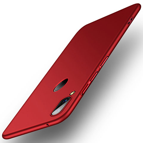 Custodia Plastica Rigida Cover Opaca R01 per Huawei Y9 (2019) Rosso