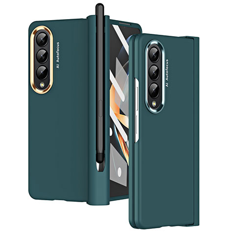 Custodia Plastica Rigida Cover Opaca R07 per Samsung Galaxy Z Fold3 5G Verde