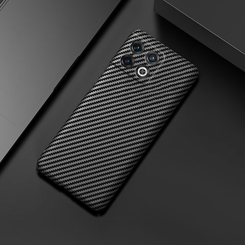 Custodia Plastica Rigida Cover Opaca Spigato per OnePlus 10 Pro 5G Nero