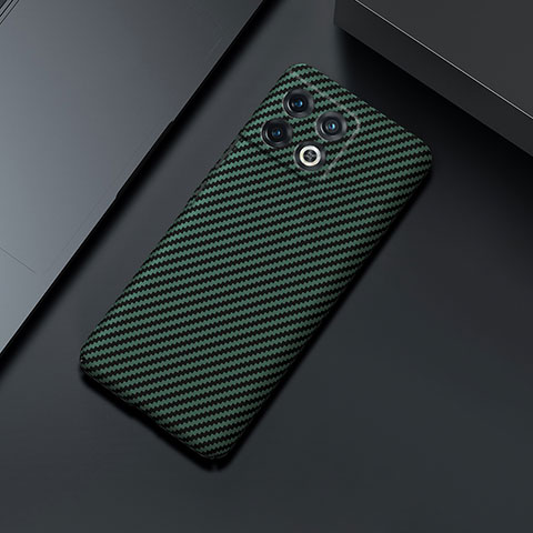 Custodia Plastica Rigida Cover Opaca Spigato per OnePlus 10 Pro 5G Verde