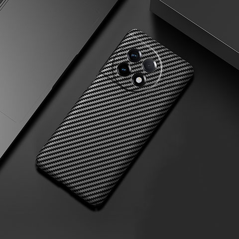 Custodia Plastica Rigida Cover Opaca Spigato per OnePlus 11R 5G Nero