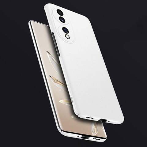 Custodia Plastica Rigida Cover Opaca YK1 per Huawei Honor 70 5G Bianco