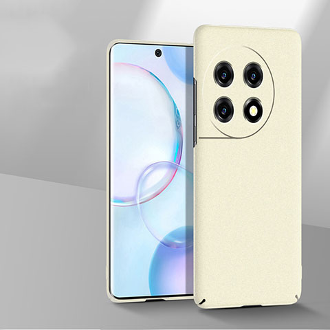 Custodia Plastica Rigida Cover Opaca YK1 per OnePlus Ace 2 Pro 5G Bianco