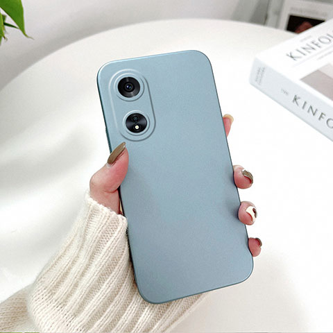 Custodia Plastica Rigida Cover Opaca YK1 per Oppo A1 Pro 5G Cielo Blu