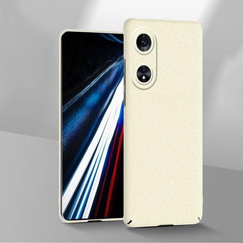 Custodia Plastica Rigida Cover Opaca YK1 per Oppo A18 Bianco