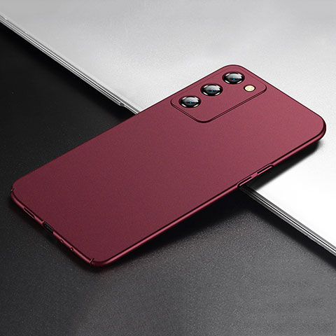 Custodia Plastica Rigida Cover Opaca YK1 per Oppo A53s 5G Rosso