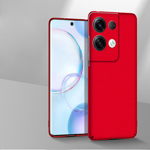 Custodia Plastica Rigida Cover Opaca YK1 per Oppo Reno8 Pro 5G Rosso