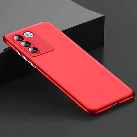 Custodia Plastica Rigida Cover Opaca YK1 per Vivo V27 Pro 5G Rosso