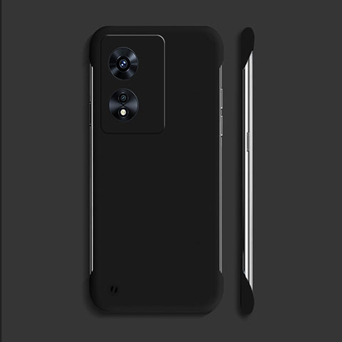 Custodia Plastica Rigida Cover Opaca YK2 per Oppo A1 Pro 5G Nero