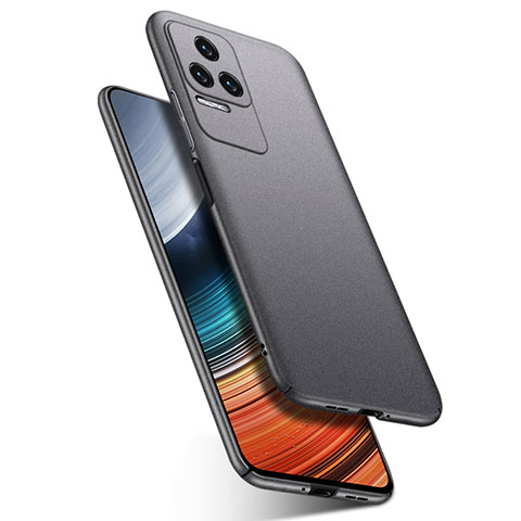 Custodia Plastica Rigida Cover Opaca YK2 per Xiaomi Poco F4 5G Grigio