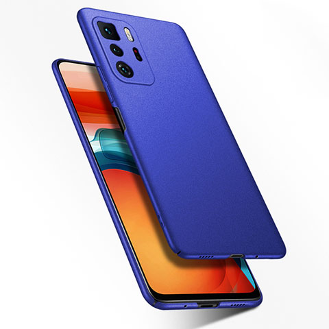 Custodia Plastica Rigida Cover Opaca YK2 per Xiaomi Redmi Note 10 Pro 5G Blu