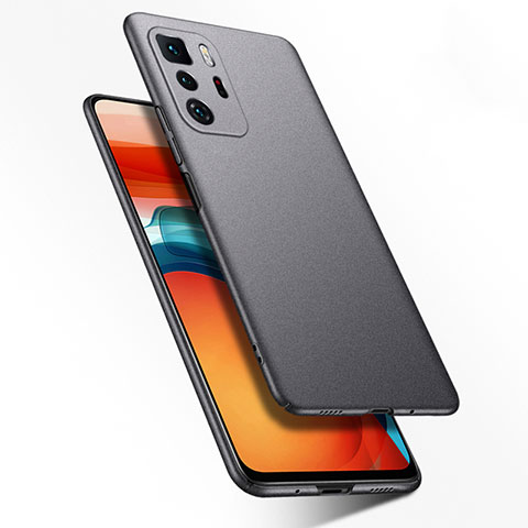 Custodia Plastica Rigida Cover Opaca YK2 per Xiaomi Redmi Note 10 Pro 5G Grigio