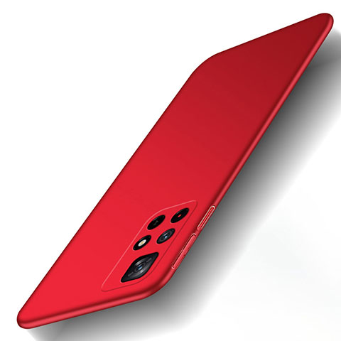 Custodia Plastica Rigida Cover Opaca YK2 per Xiaomi Redmi Note 11 5G Rosso