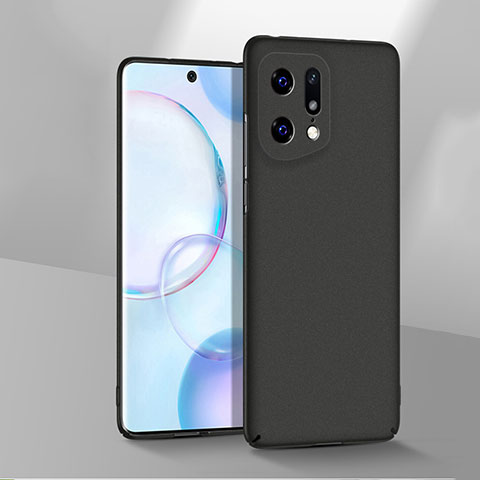 Custodia Plastica Rigida Cover Opaca YK3 per Oppo Find X5 Pro 5G Nero