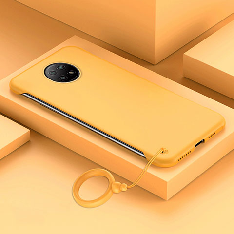 Custodia Plastica Rigida Cover Opaca YK4 per Xiaomi Redmi Note 9 5G Giallo