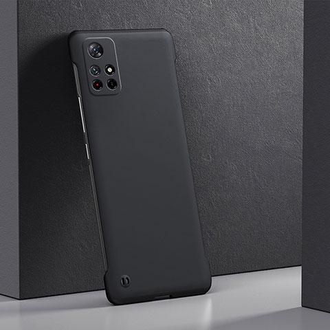 Custodia Plastica Rigida Cover Opaca YK5 per Xiaomi Poco M4 Pro 5G Nero